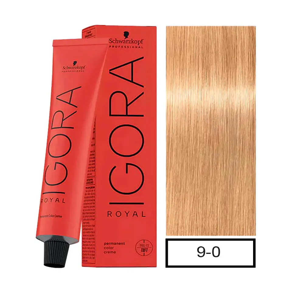 IGORA 60ML RUBIO MUY CLARO NATURAL 9-0  1