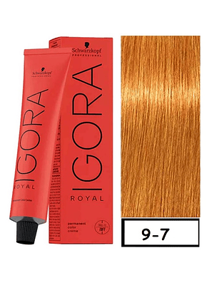 IGORA 60ML RUBIO MUY CLARO COBRIZO 9-7 
