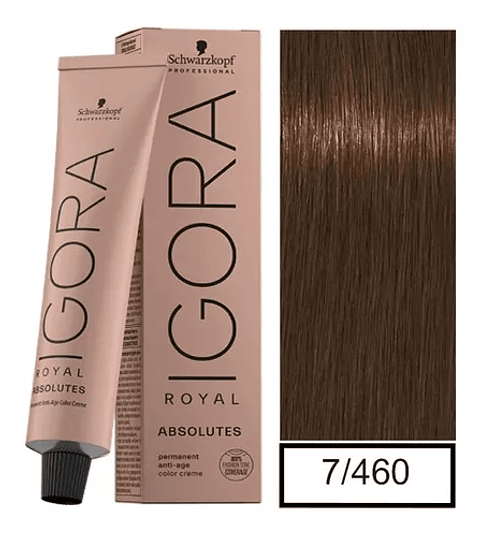 IGORA 60ML RUB. MED. CHO. NAT. 7-460 