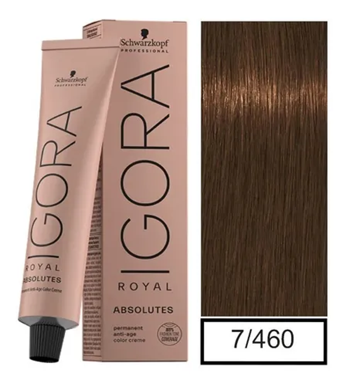 IGORA 60ML RUB. MED. CHO. NAT. 7-460  1