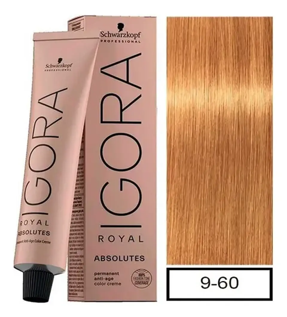 IGORA 60ML RUBIO MUY CLARO CHOC. NATURAL 9-60  1