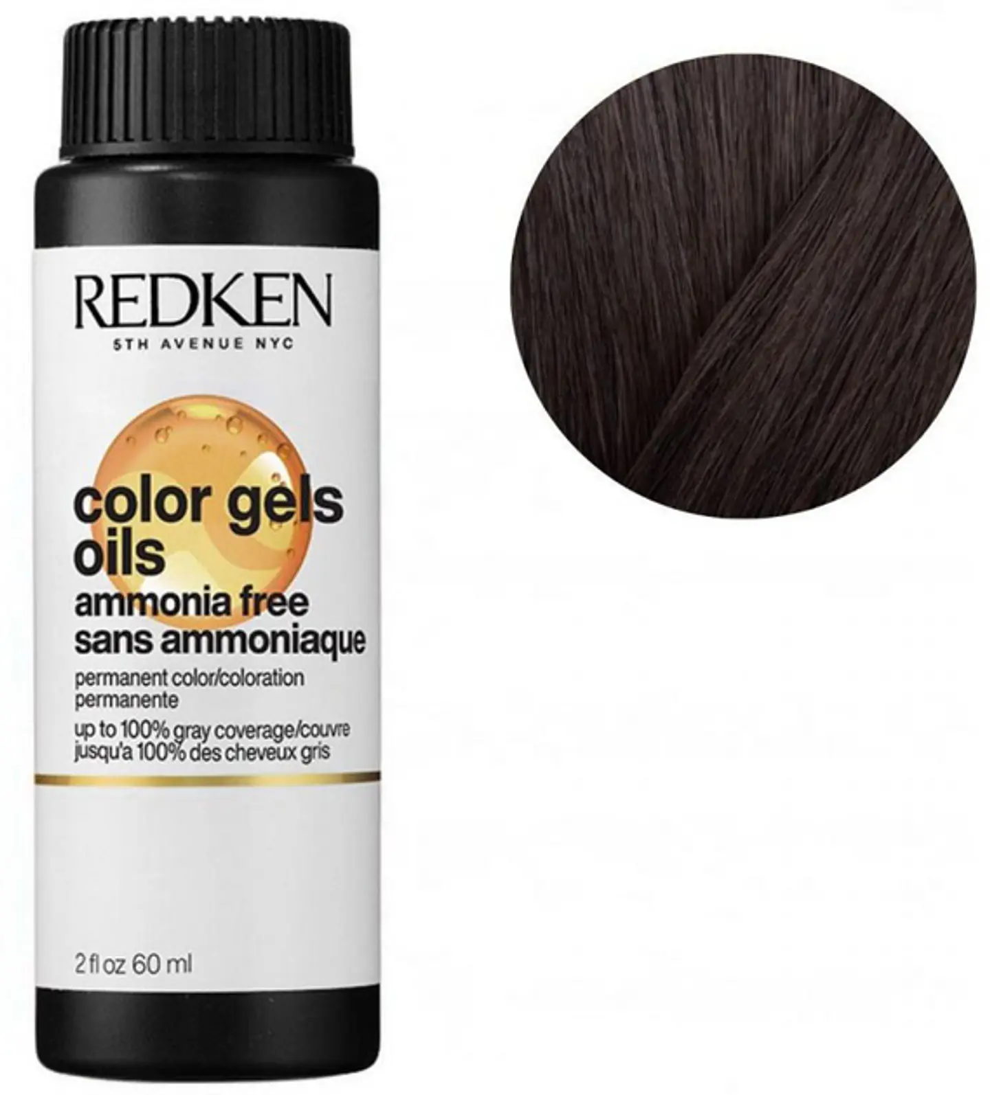 REDKEN COLOR GELS OILS 4ABN  1