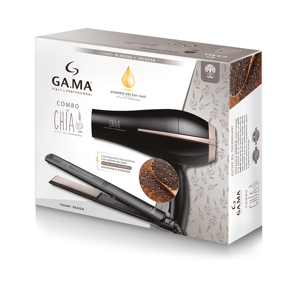 PACK SECADOR + PLANCHA CHIA GAMA 1