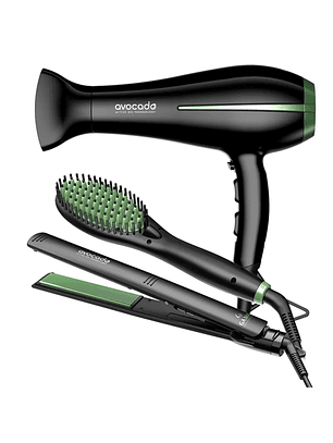 PACK GA.MA SECADOR + CEPILLO + PLANCHA 