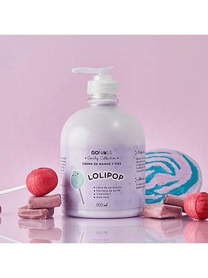 GONAILS CREMA MANOS Y PIES LOLIPOP 500ML 