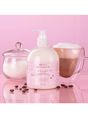 GONAILS CREMA MANOS Y PIES SWEET CAPPUCCINO 500ML 