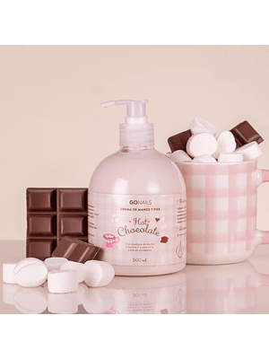 CREMA DE MANOS Y PIES  GO NAILS HOT CHOCOLATE 500ML 