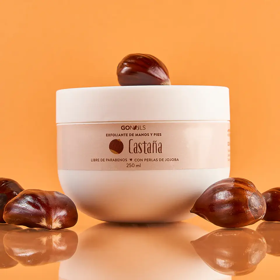 GONAILS EXFOLIANTE MANOS Y PIES CASTAÑA 250ML  1