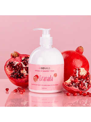 GONAILS CREMA MANOS Y PEIS POMEGRANATE 500ML 