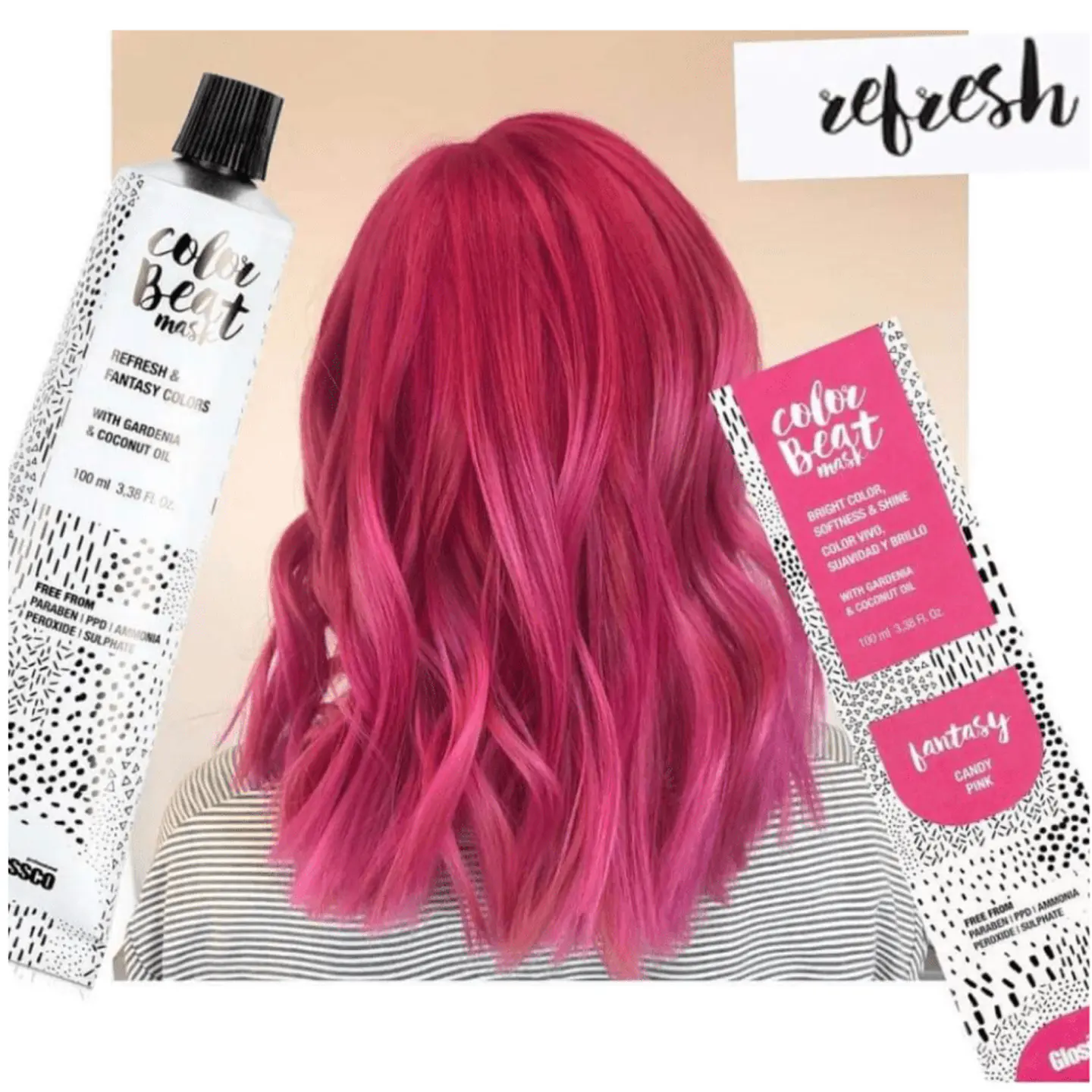 GLOSSCO COLOR BEAT 10 CANDY PINK 100ML  1