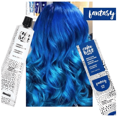 GLOSSCO  COLOR BEAT MASK KLEIN BLUE 100ML TINTE AZUL 14