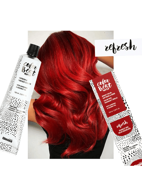 GLOSSCO BEAT MASK COOL RED 100ML TINTE FANTASIA COOL RED 11