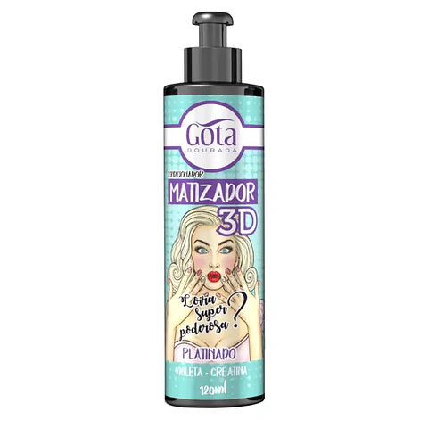 GOTA acondicionador matizador PLATINADO 3D 120ML 