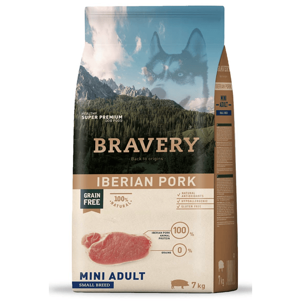 Bravery Perro Mini Adult Pork 