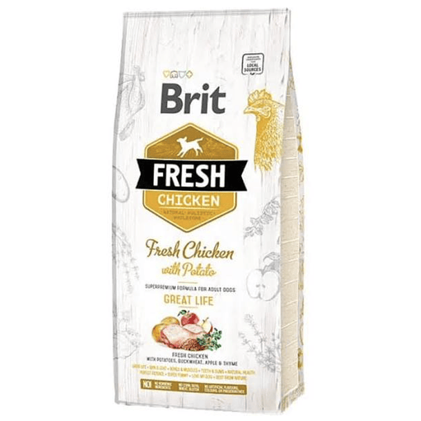 Brit Fresh Perro Adult Chicken