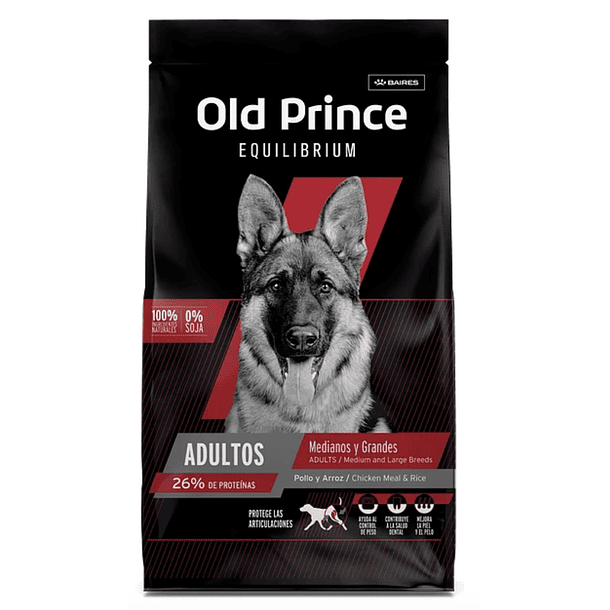 Old Prince Gato Adulto Pollo y Arroz Razas Grandes y Medianas