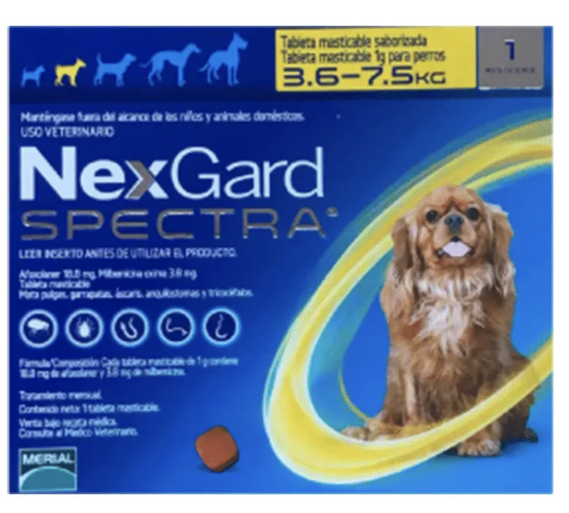 Boehringer Nexgard Spectra 3.6 - 7.5kg