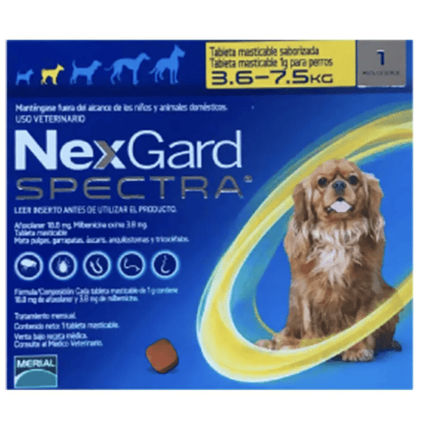 Boehringer Nexgard Spectra 3.6 - 7.5kg