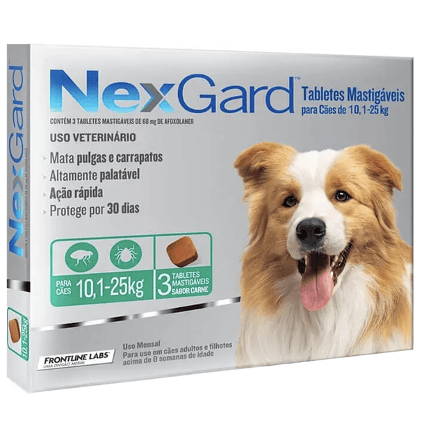 Boehringer Nexgard x 3 10.1 - 25kg