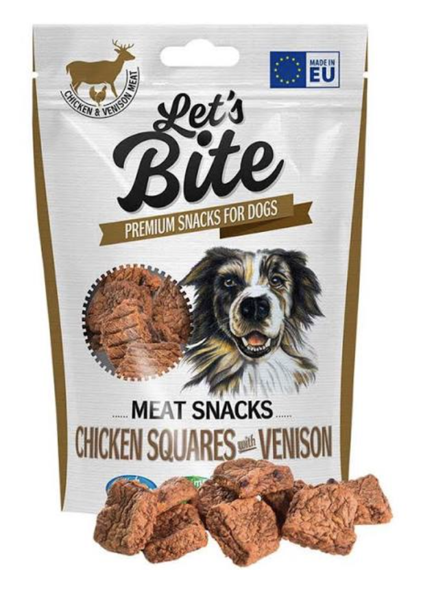 Snack Perro Lets Bite Meat Chicken & Venison