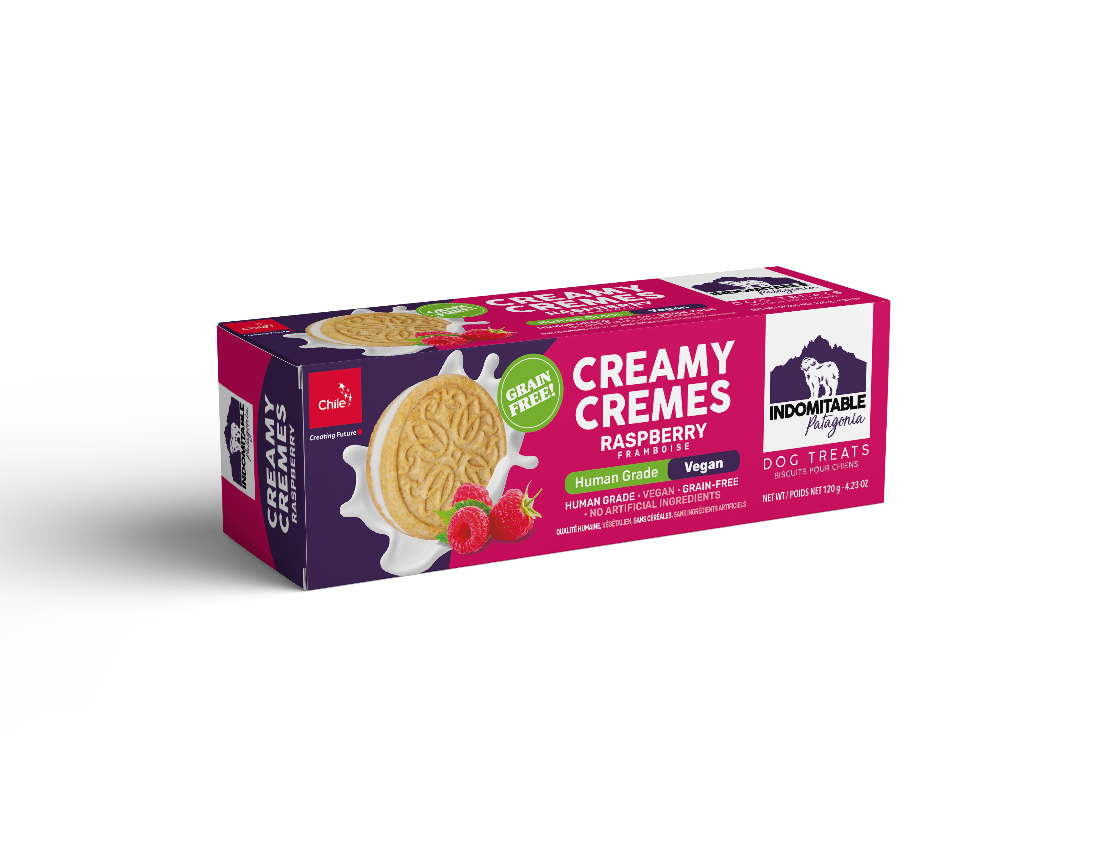 Galletas Perro Indomitable Patagonia Galletas Creamy Cremes Frambuesa