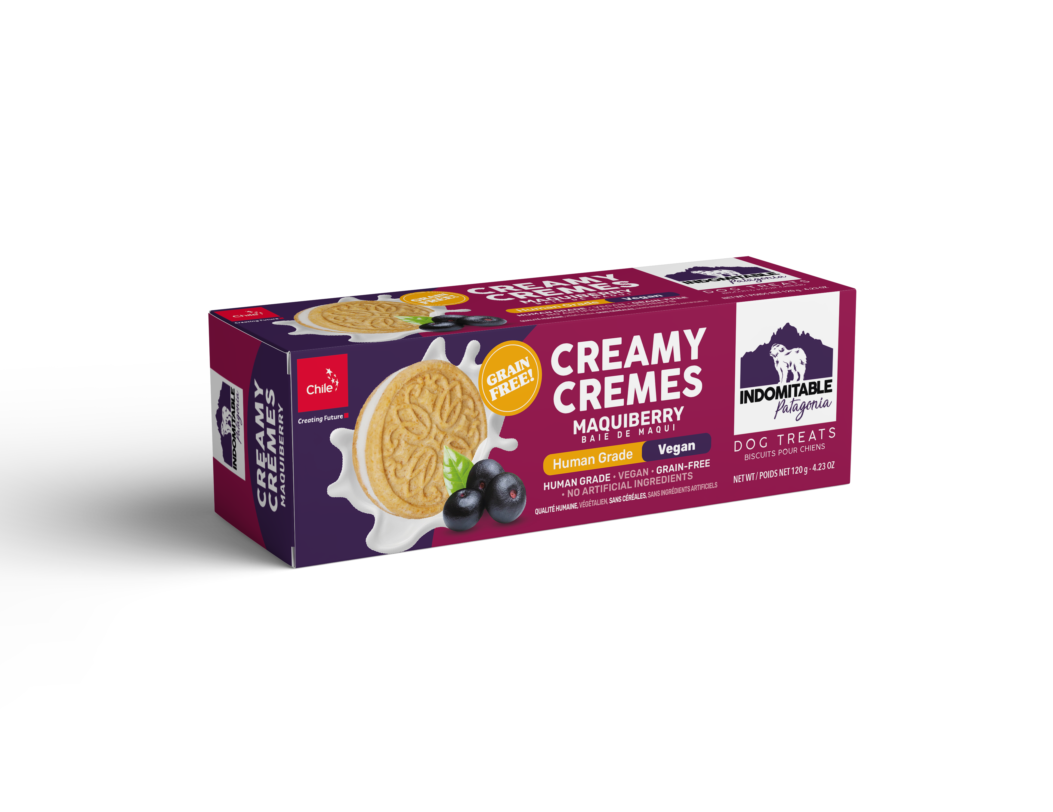 Galletas Perro Indomitable Patagonia Galletas Creamy Cremes Maqui