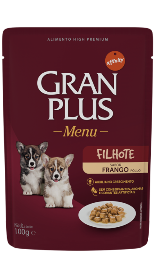 Gran Plus Perro Filhote Frango