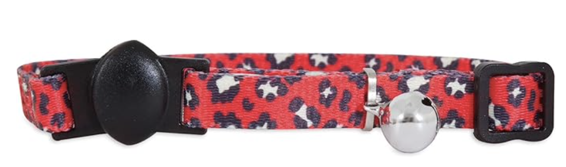 Aspentpet Collar Leopard Red