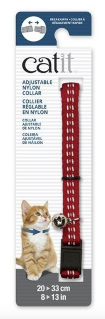 Catit Collar Reflex Rojo