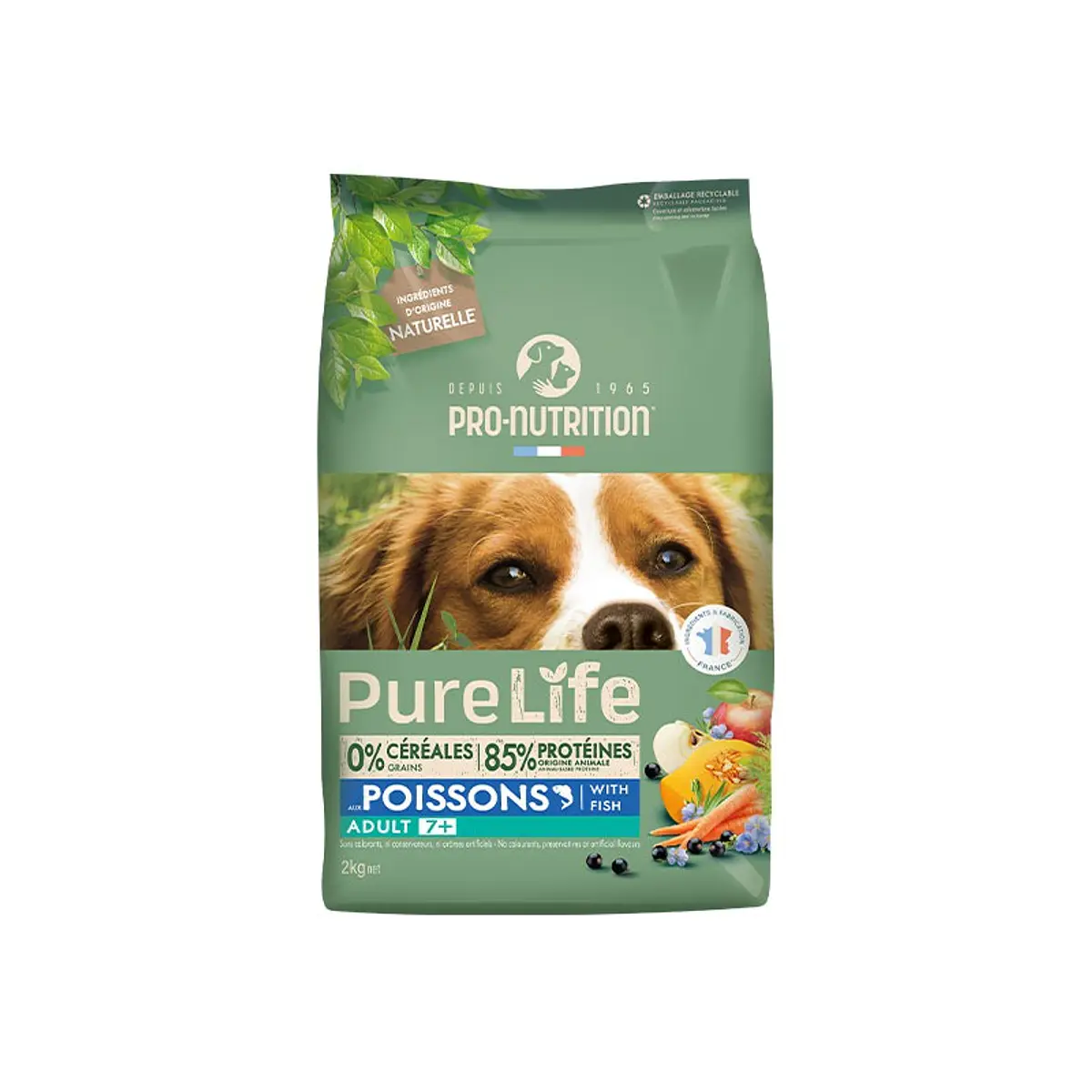 Pure Life Perro Adult Fish 7+ 2kg