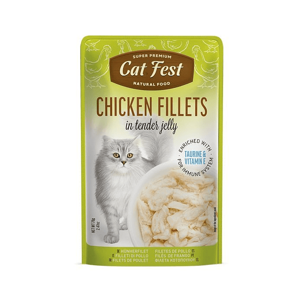 Cat Fest Chicken Fillets 70gr