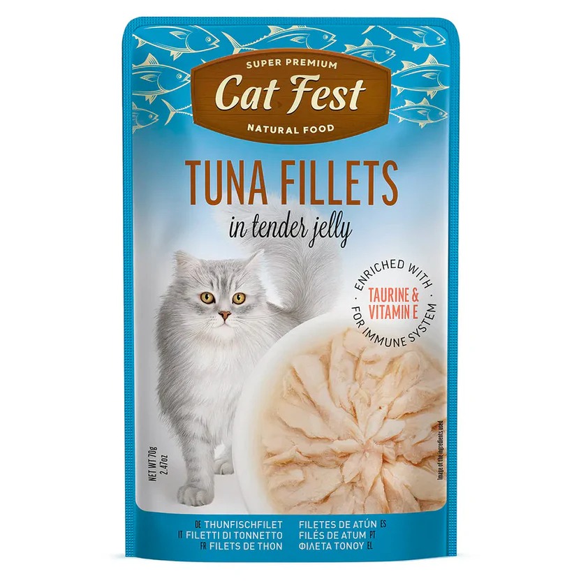 Cat Fest Tuna Fillets 70gr