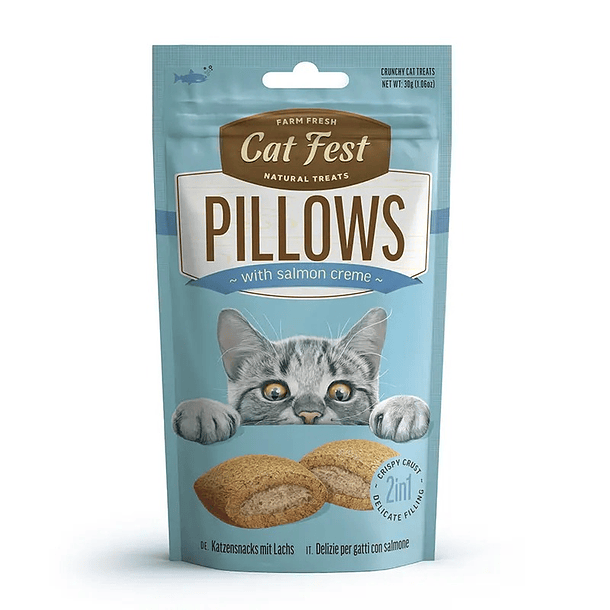 Cat Fest Pillows Salmón 30gr