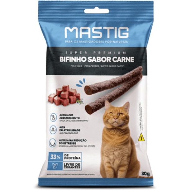 Mastig Gato Bifito Carne 30gr