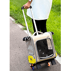 Maleta Transportadora Con Ventilación Manillas y Ruedas 1