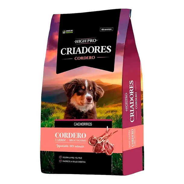 Criadores Perro Cachorro Cordero High Pro 15kg