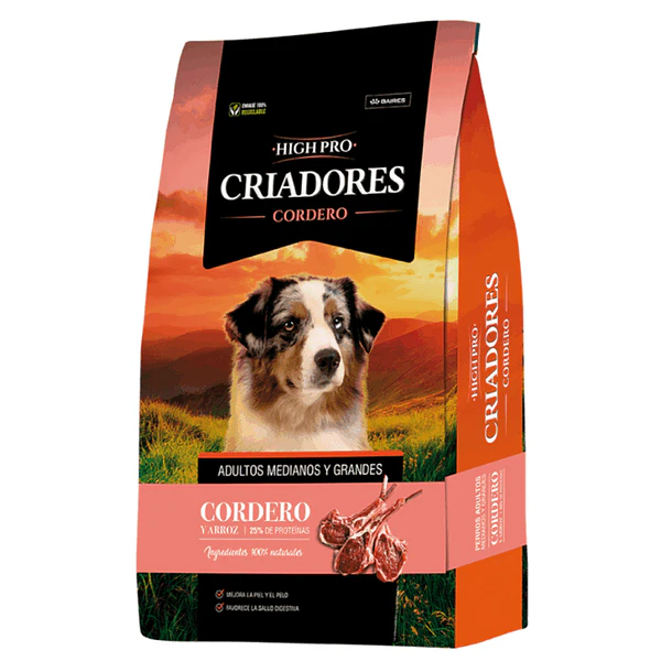 Criadores High Pro Cordero 20kg