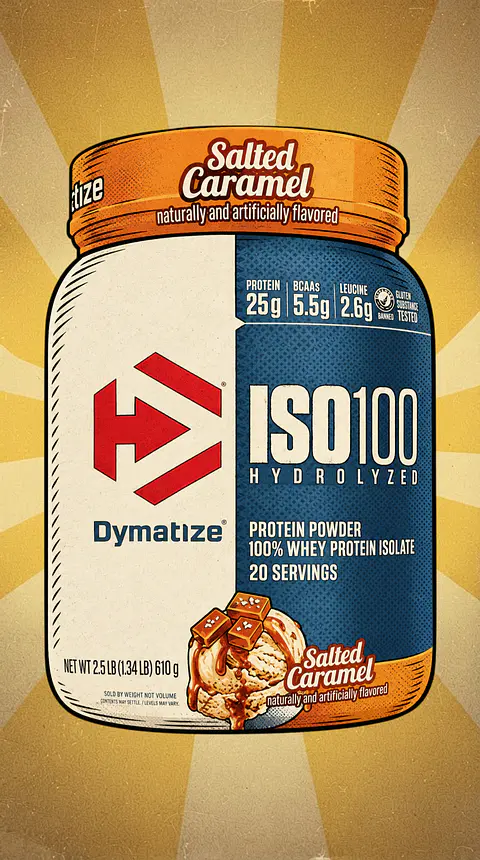 Dymatize ISO 100 hidrolized 1.4 libras salted caramel