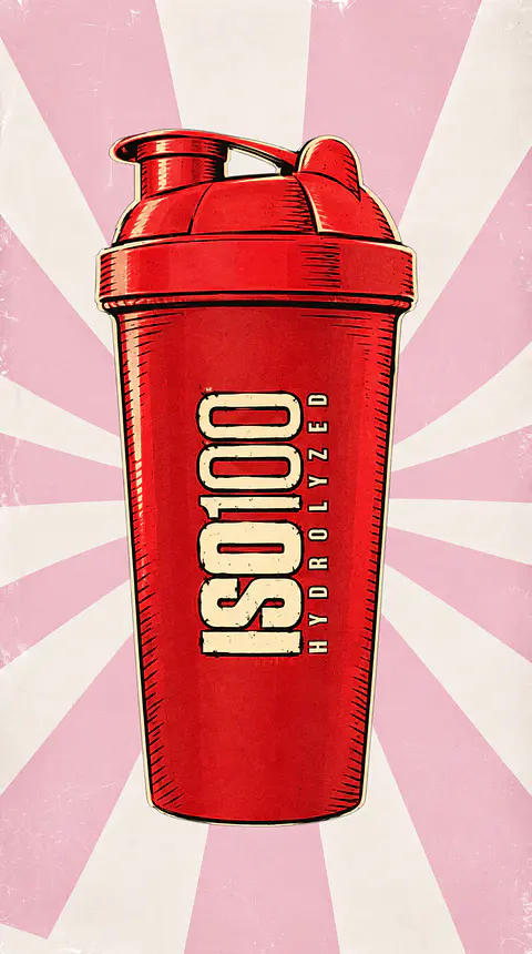 Dymatize shaker 700 ml Rojo