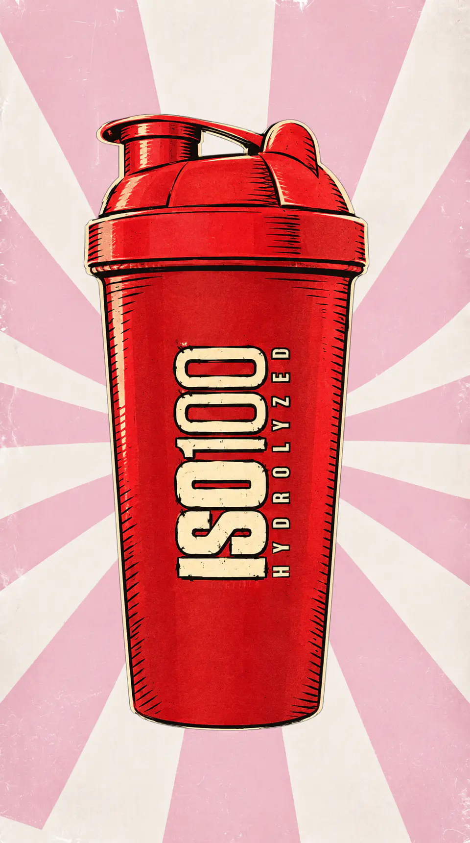 Dymatize shaker 700 ml Rojo 1
