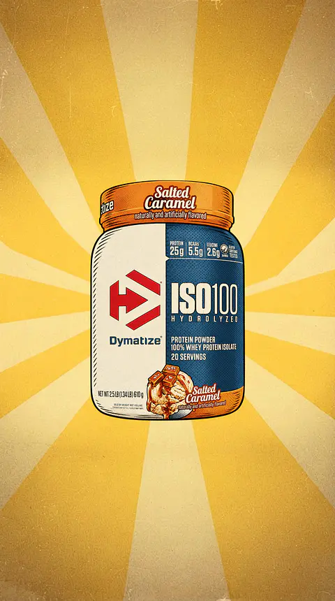Dymatize ISO 100 hidrolizada 1.4 libras salted caramel