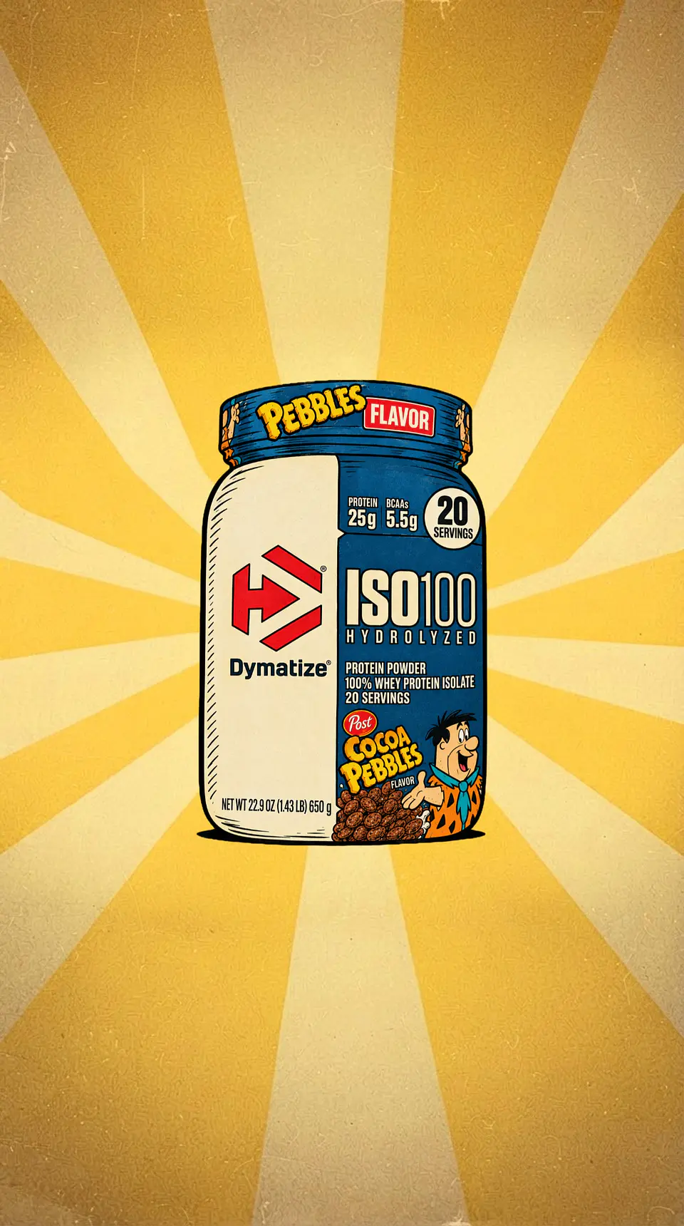 Dymatize ISO 100 hidrolizada 1.4 libras cocoa pebbles 1