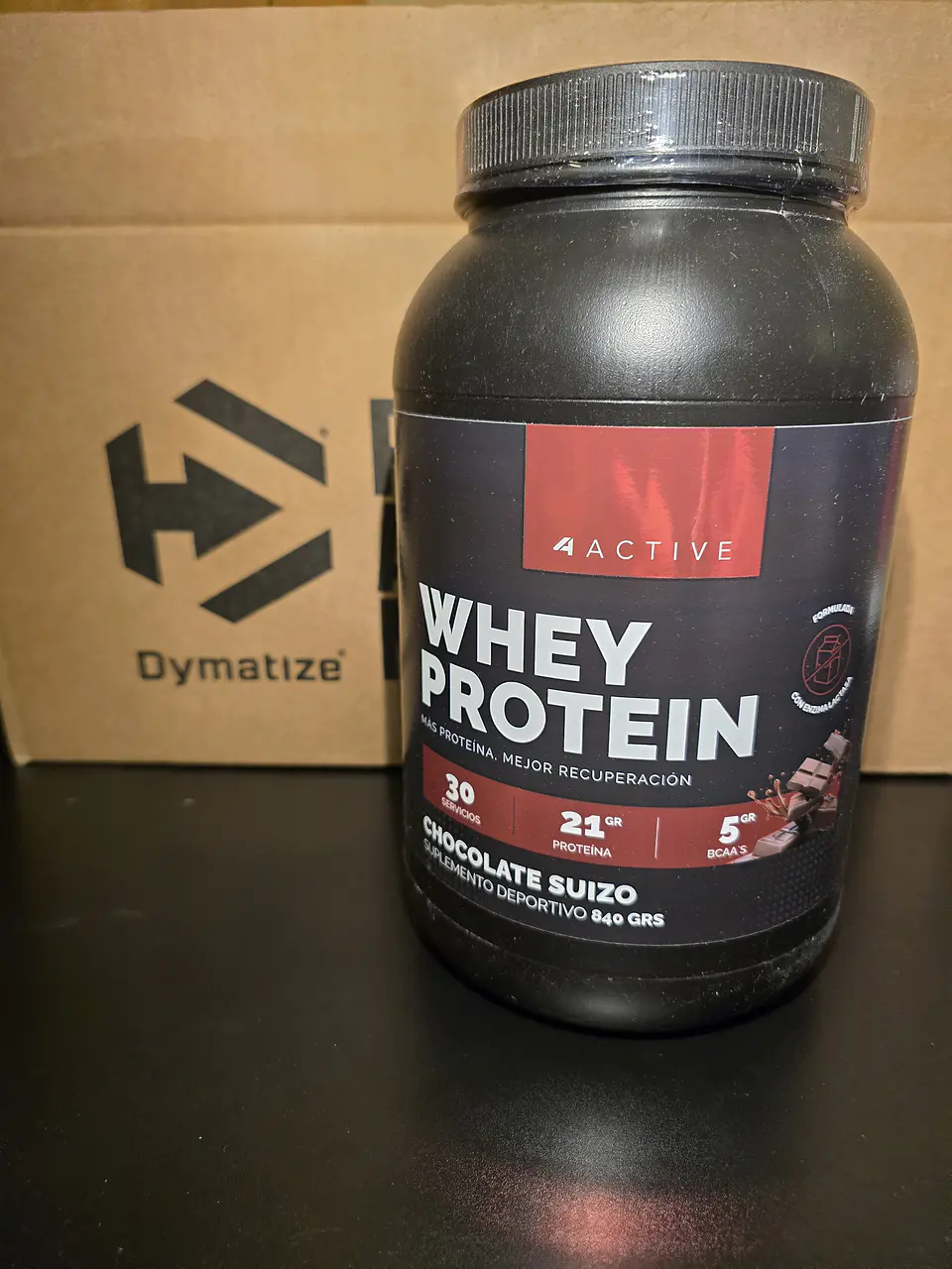 4ctive whey protein 840 gr chocolate suizo 2