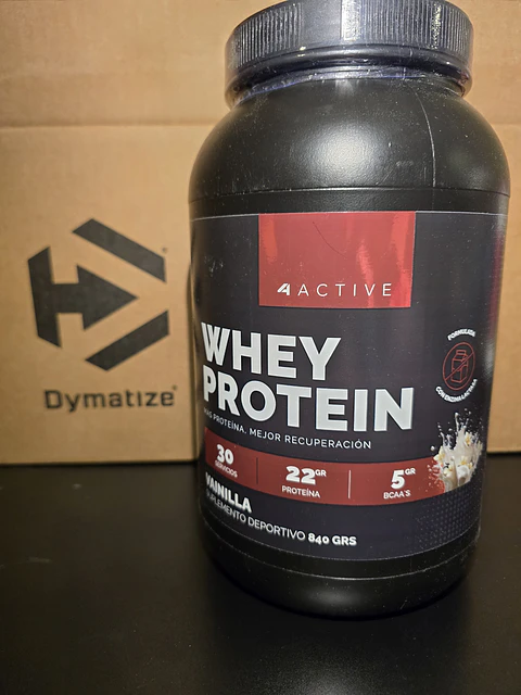 4ctive whey protein 840 gr vainilla