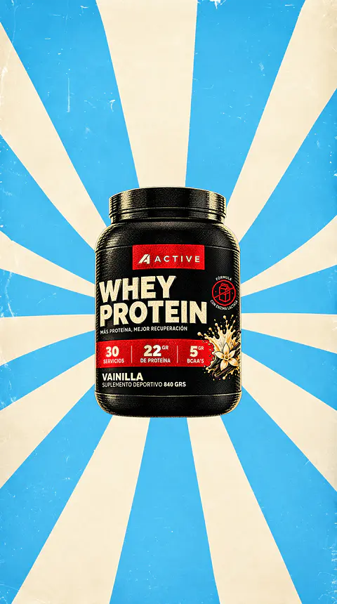 4ctive whey protein 840 gr vainilla
