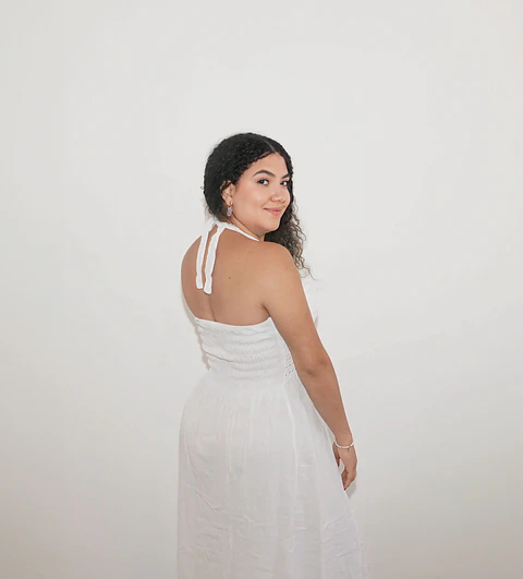 Vestido Largo Tira