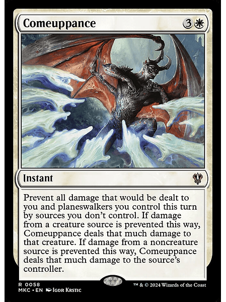 Comeuppance (normal) | Inglés | NM | MKC | 58 1