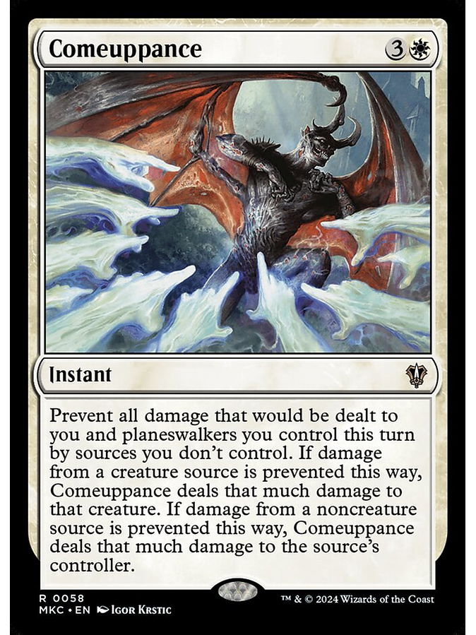 Comeuppance (normal) | Inglés | NM | MKC | 58 1