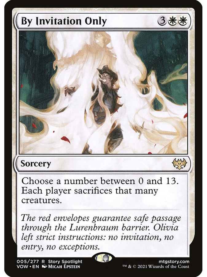 By Invitation Only (normal) | Inglés | NM | VOW | 5 1