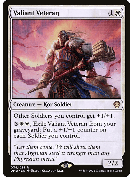 Valiant Veteran (normal) | Inglés | NM | DMU | 38 1